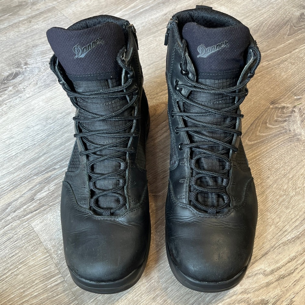 Danner Kinetic Side-Zip 6 Black GTX Tactical Boots Mens 12 Waterproof 28017